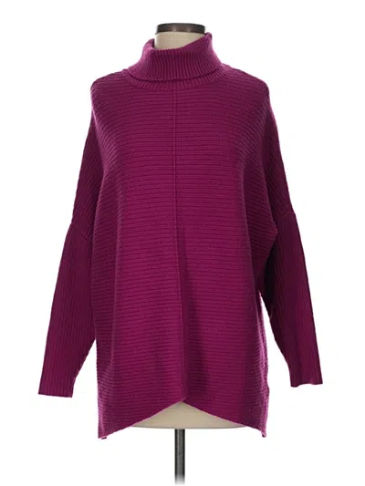 Pre-owned Cyrus Turtleneck Sweater In Burgundy