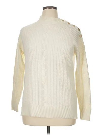 Pre-owned Cyrus Turtleneck Sweater In Ivory