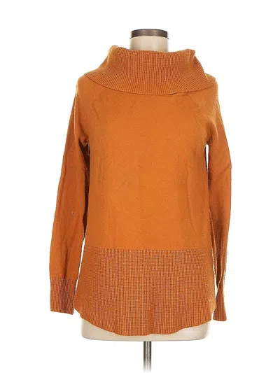 Pre-owned Cyrus Turtleneck Sweater In Orange