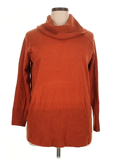 Pre-owned Cyrus Turtleneck Sweater In Orange