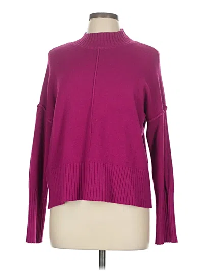 Pre-owned Cyrus Turtleneck Sweater In Purple