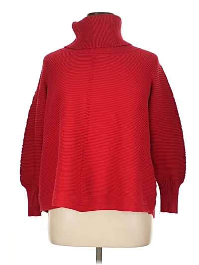 Pre-owned Cyrus Turtleneck Sweater In Red