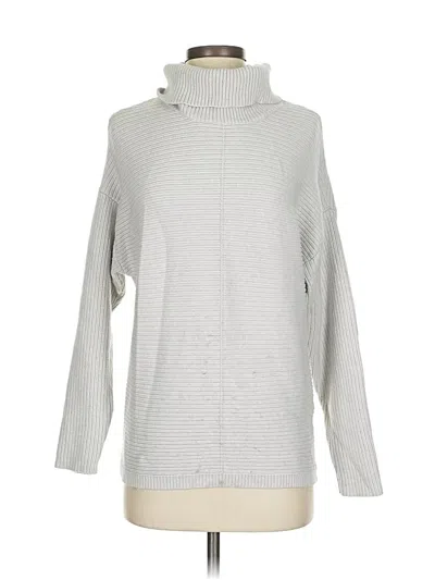 Pre-owned Cyrus Turtleneck Sweater In Silver