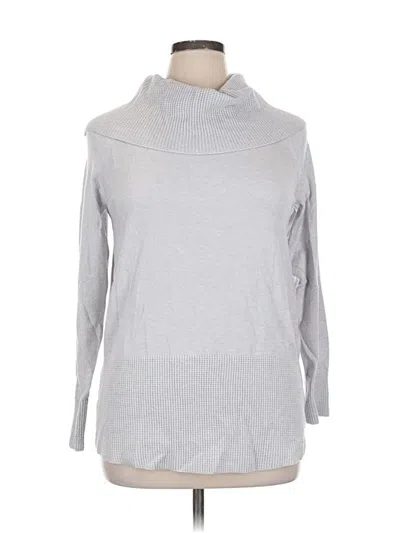 Pre-owned Cyrus Turtleneck Sweater In Silver