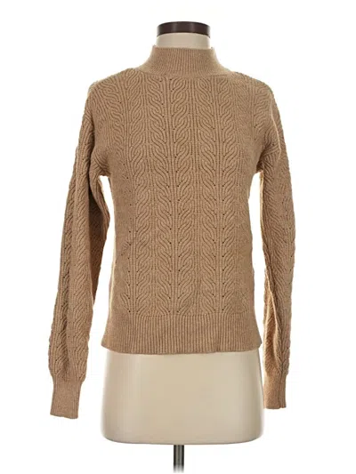 Pre-owned Cyrus Turtleneck Sweater In Tan