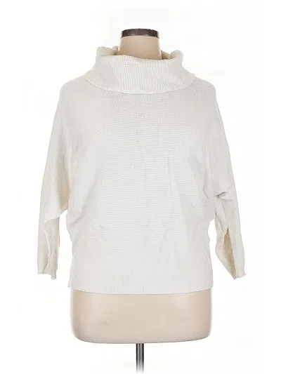 Pre-owned Cyrus Turtleneck Sweater In White