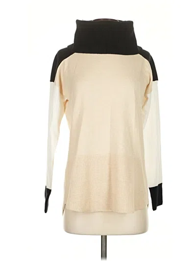 Pre-owned Cyrus Turtleneck Sweater In White