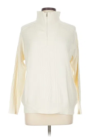 Pre-owned Cyrus Turtleneck Sweater In White