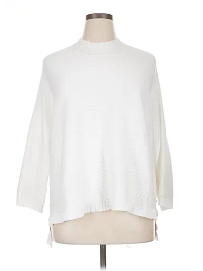 Pre-owned Cyrus Turtleneck Sweater In White