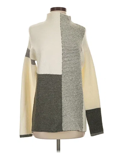 Pre-owned Cyrus Turtleneck Sweater In White