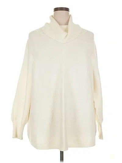 Pre-owned Cyrus Turtleneck Sweater In White
