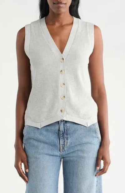 Cyrus V-neck Vest In Gray