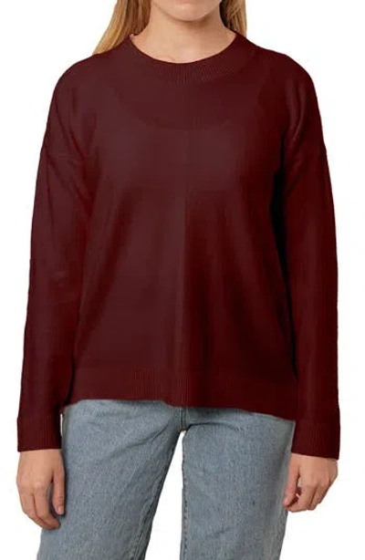 Cyrus Yummy Crewneck Sweater In Brown