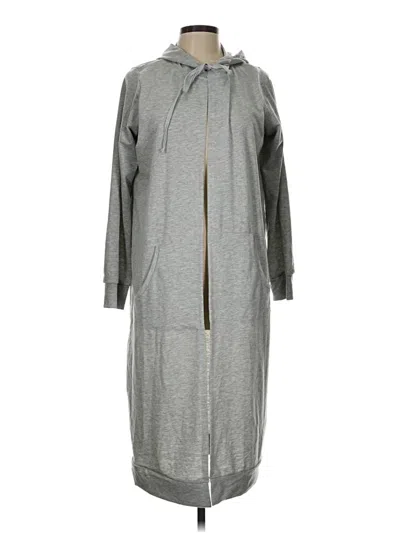 Pre-owned Cyrus Zip Up Hoodie In Gray