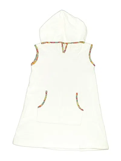Pre-owned Cz By Carolina Zapf Kids' Swimsuit Cover Up In White