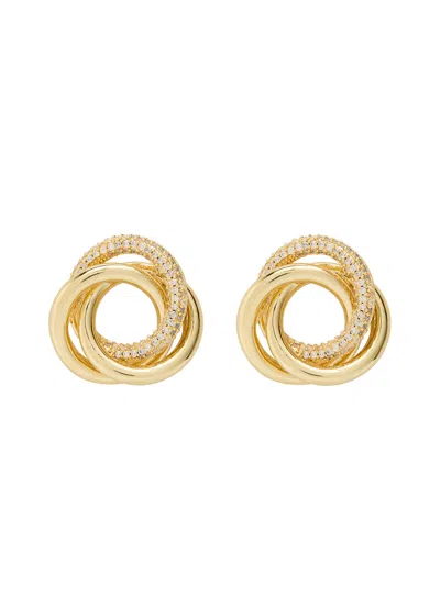 Cz By Kenneth Jay Lane 22kt Gold-plated Drop Earrings