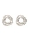 Cz By Kenneth Jay Lane Crystal-embellished Rhodium-plated Drop Earrings In White
