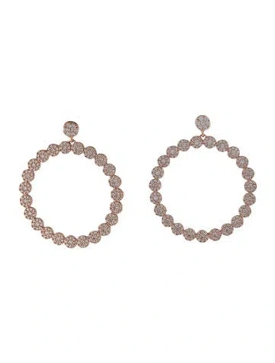 Pre-owned Cz By Kenneth Jay Lane Cubic Zirconia Drop Earrings In Multi