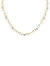 CZ BY KENNETH JAY LANE WOMEN'S 14K GOLDPLATED & CUBIC ZIRCONIA CHAIN NECKLACE
