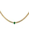 CZ BY KENNETH JAY LANE WOMEN'S LOOK OF REAL 14K GOLDPLATED & CUBIC ZIRCONIA NECKLACE