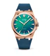 Czapek Rose Gold Antarctique Tourbillon Watch In Green