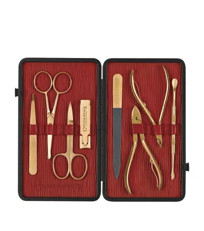 Czech & Speake Gold-plated Manicure Set