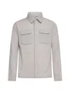 D 4.0 Beige Cashmere Shirt Jacket In Neutral