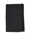 D 4.0 Black Cashmere Scarf In Black