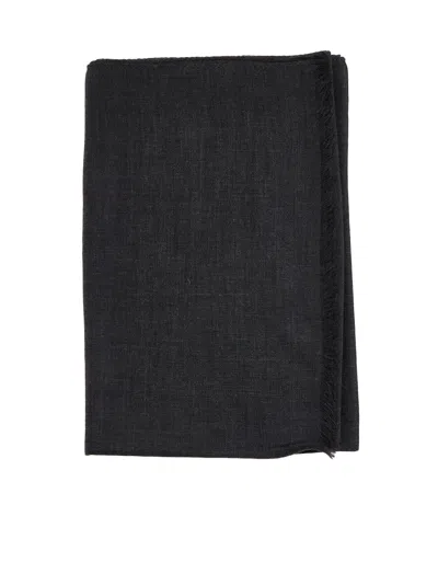 D 4.0 Black Cashmere Scarf