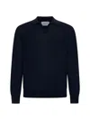 D 4.0 Black Knit Skipper Athleisure Polo Shirt