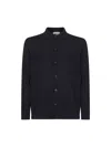 D 4.0 Blue Virgin Wool Knit Shirt In Blue