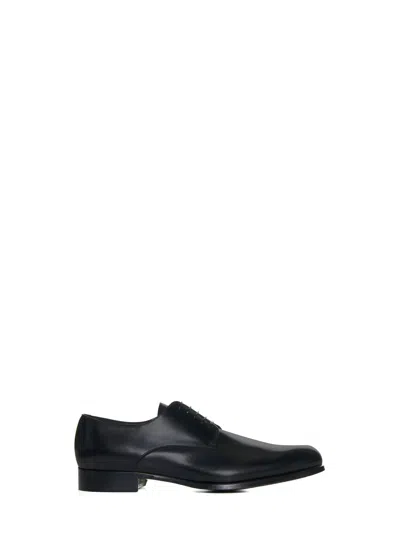 D 4.0 Calf Leather Derby Shoes In Multi