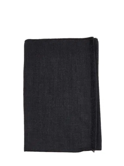 D 4.0 Cashmere Scarf In Black