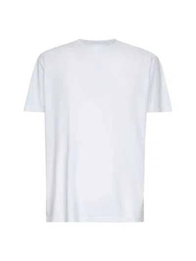 D 4.0 Cotton Crepe T-shirt In White