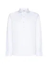 D 4.0 White Poplin Classic Shirt In White
