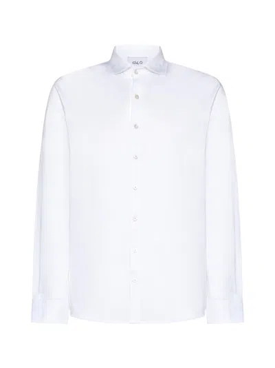 D 4.0 Cotton Knit Shirt In White
