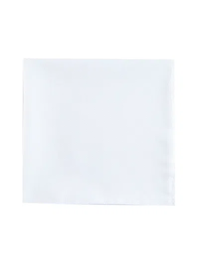 D 4.0 Cotton Square Scarf In Blue