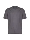 D 4.0 Grey Virgin Wool Jersey T-shirt In Gray