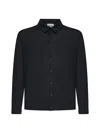 D 4.0 Grey Virgin Wool Knit Shirt In Black