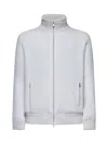 D 4.0 Ivory Zip-up Jacket In White