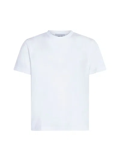 D 4.0 Lisle Cotton T-shirt In White