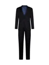 D 4.0 Notched-collar Single-breasted Suit From D4.0 In Black