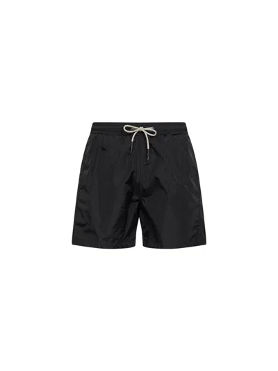 D 4.0 Regular-fit Nylon Swim Shorts In Black