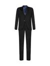D 4.0 Single-breasted Two-piece Suit From D4.0 In Black