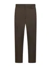 D 4.0 Taupe Stretch Wool Blend Cooper T1.7 Trousers In Gray