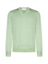 D 4.0 Virgin Wool Crew-neck In Green