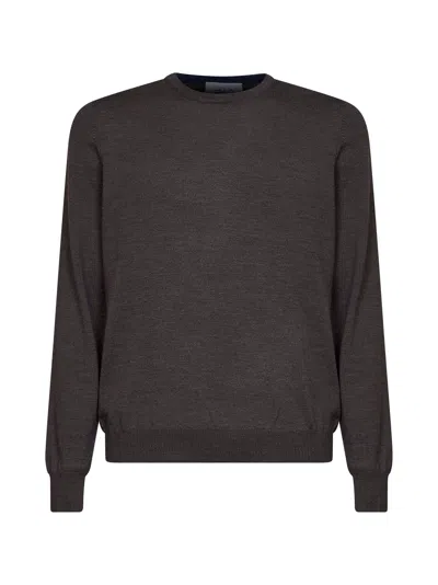 D 4.0 Virgin Wool Crewneck Sweater In Animal Print