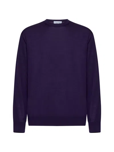 D 4.0 Virgin Wool Crewneck Sweater In Blue