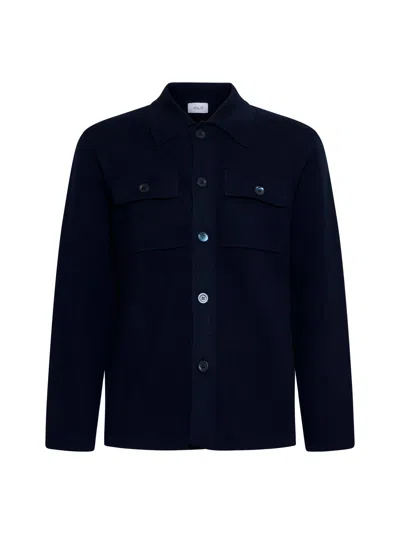 D 4.0 Virgin Wool Knit Shirt In Blue