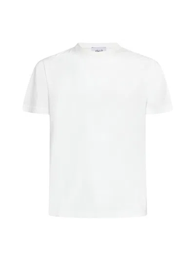 D 4.0 White Organic Cotton T-shirt In Multi